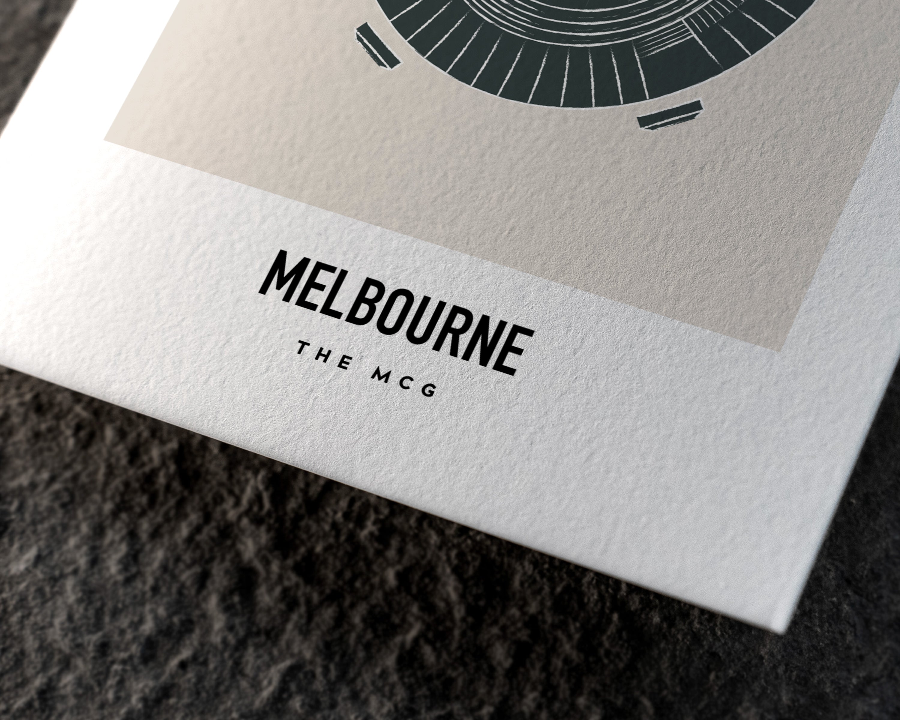 The MCG Melbourne Art Print image 2