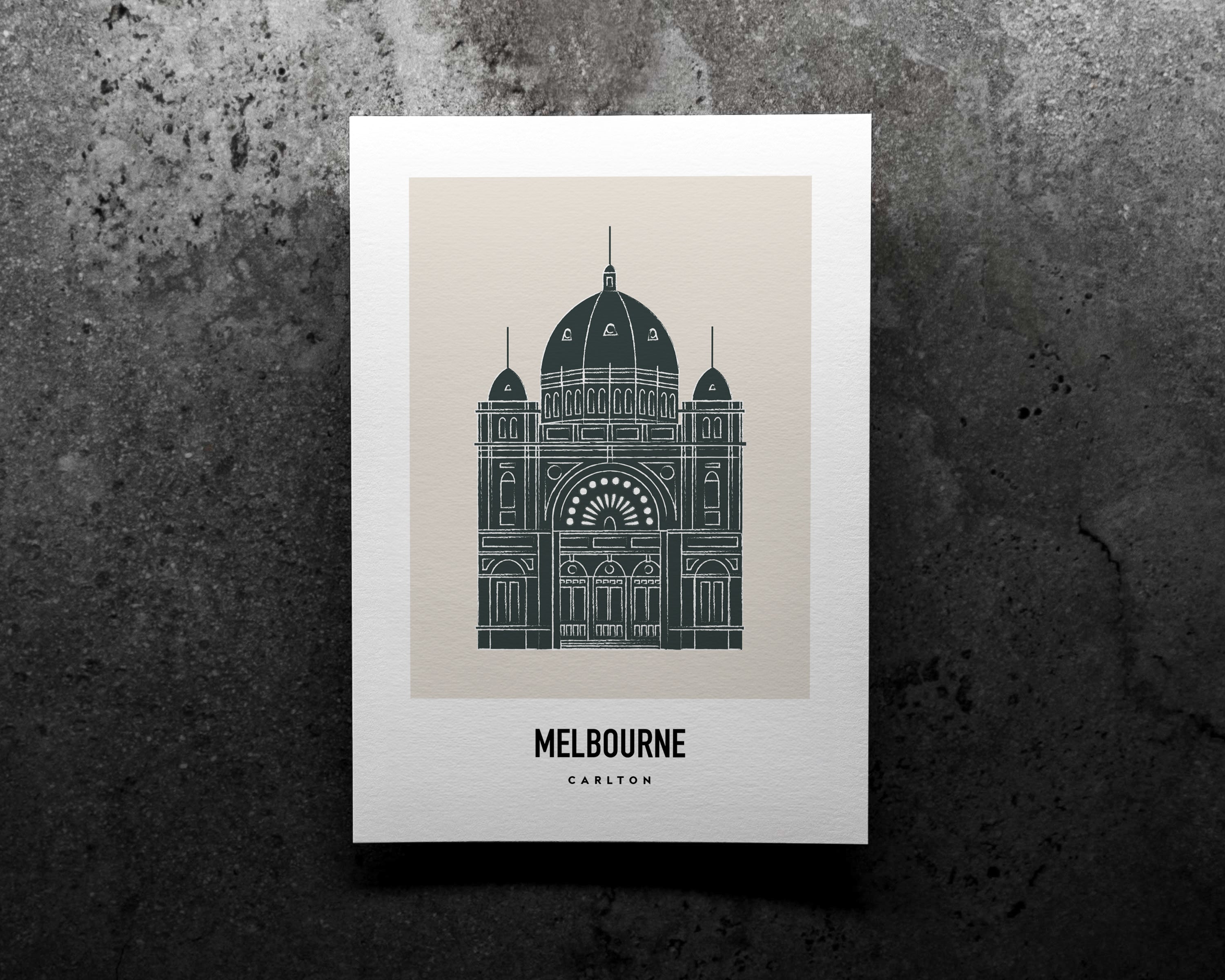 Carlton Melbourne Art Print image 0