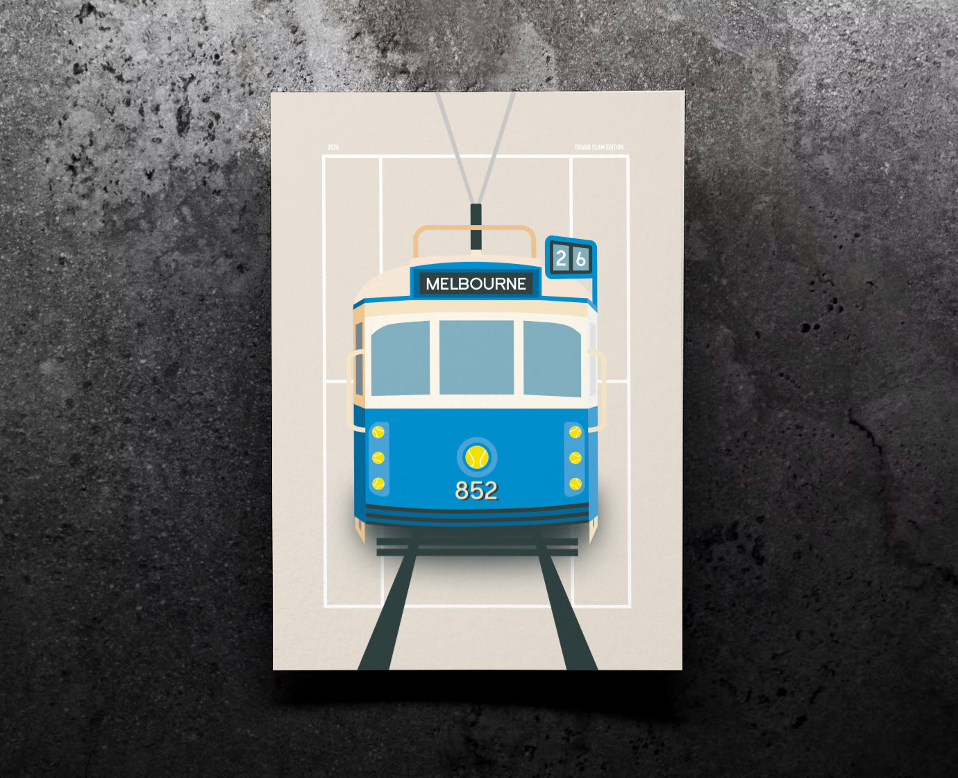 Melbourne Tram Grand Slam Edition Art Print image 0