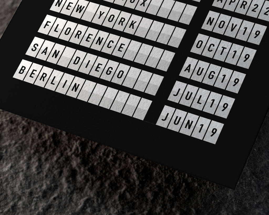 Custom Airport Departures Board Art Print image 3