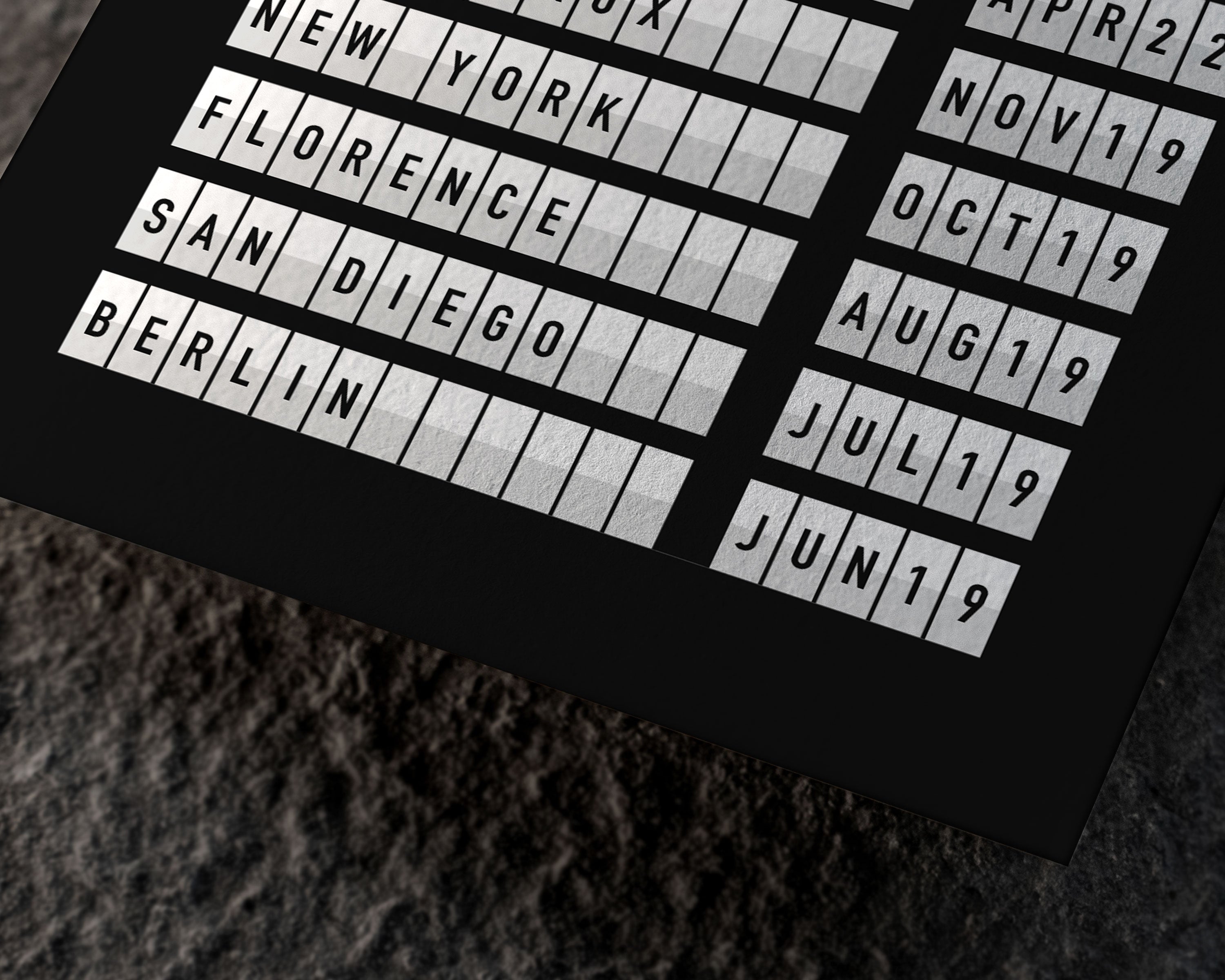 Custom Airport Departures Board Art Print image 3