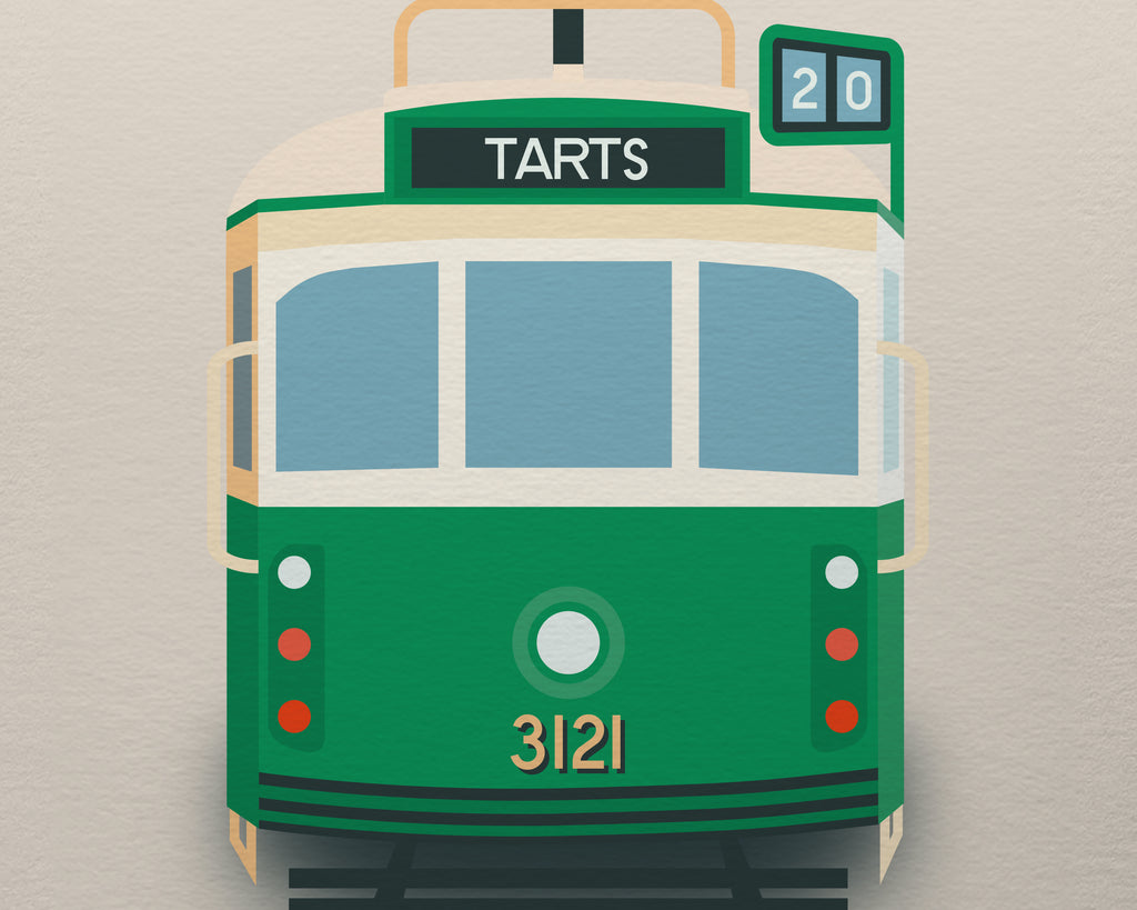 Custom Melbourne Business Tram Art Print image 2