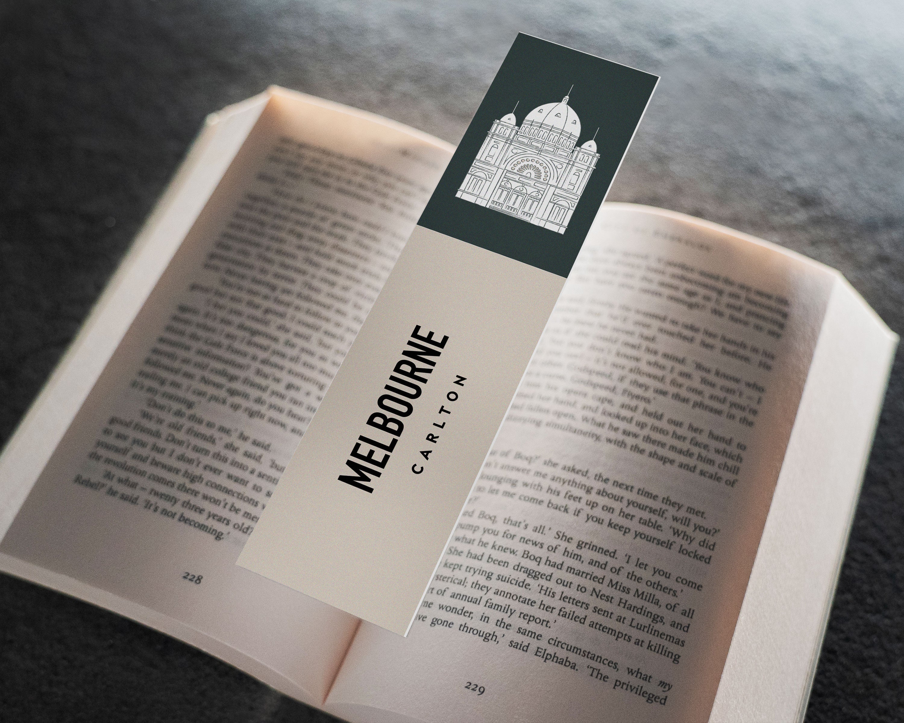 Carlton Melbourne Bookmark image 3