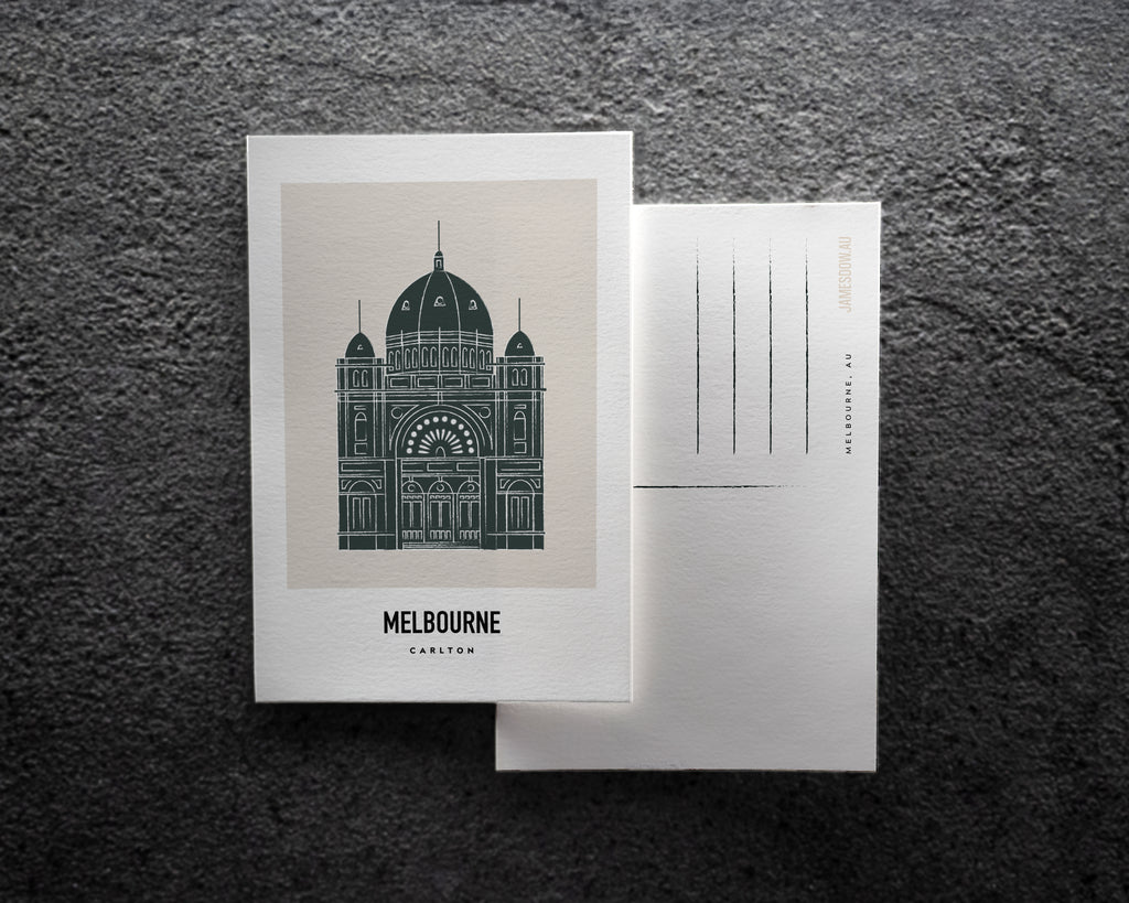 Carlton Melbourne Postcard Print image 0