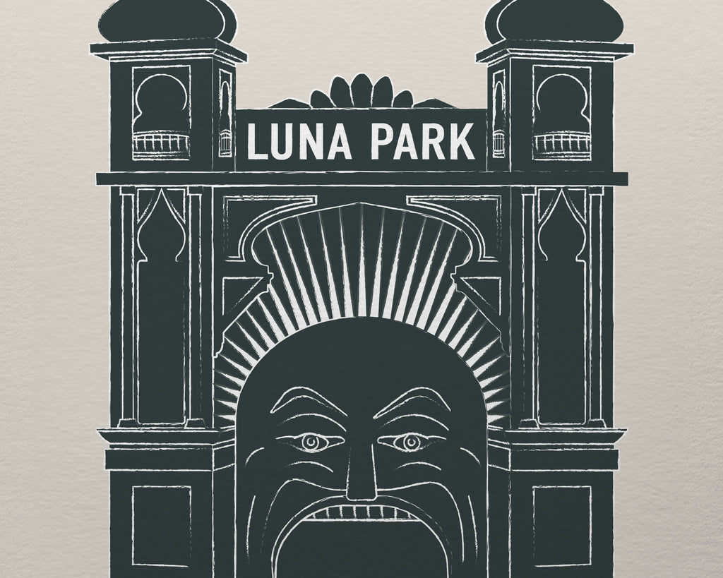 St Kilda Beach Melbourne Postcard Print image 1