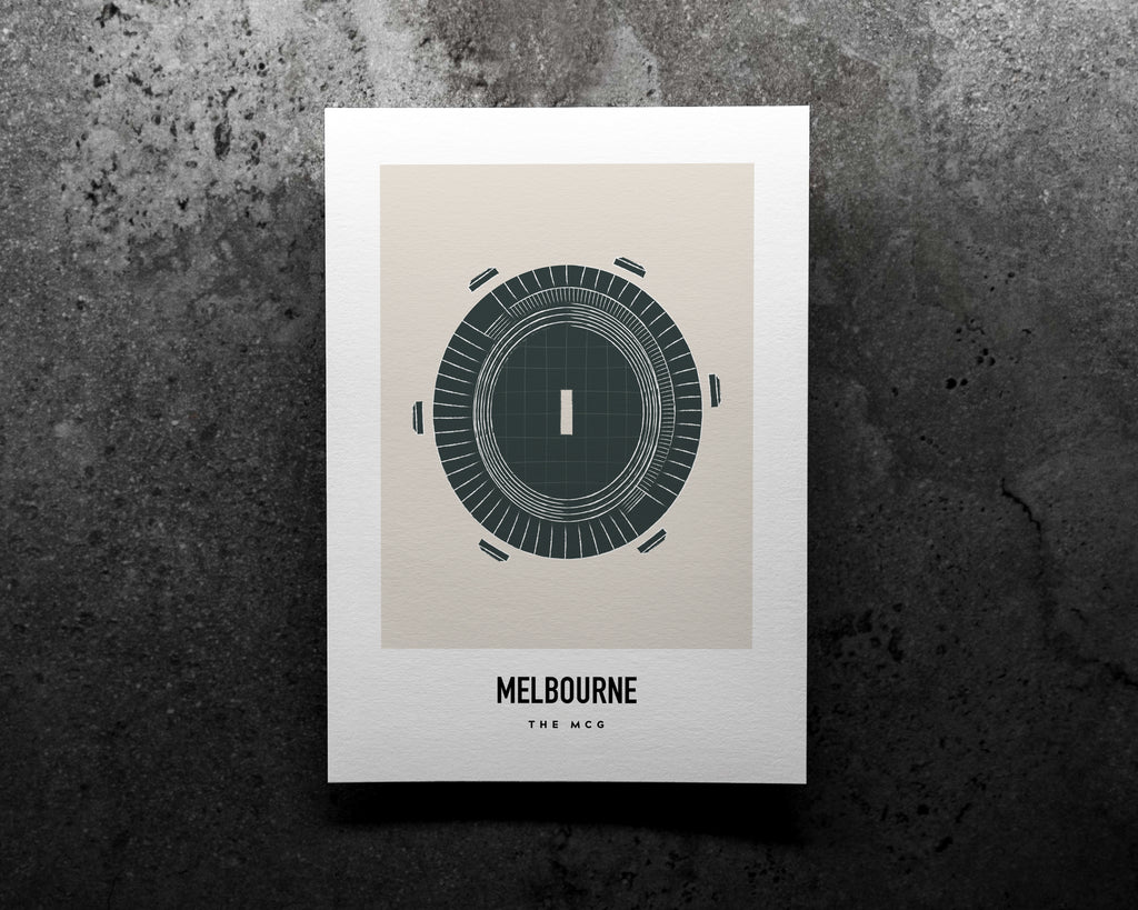 The MCG Melbourne Art Print image 0