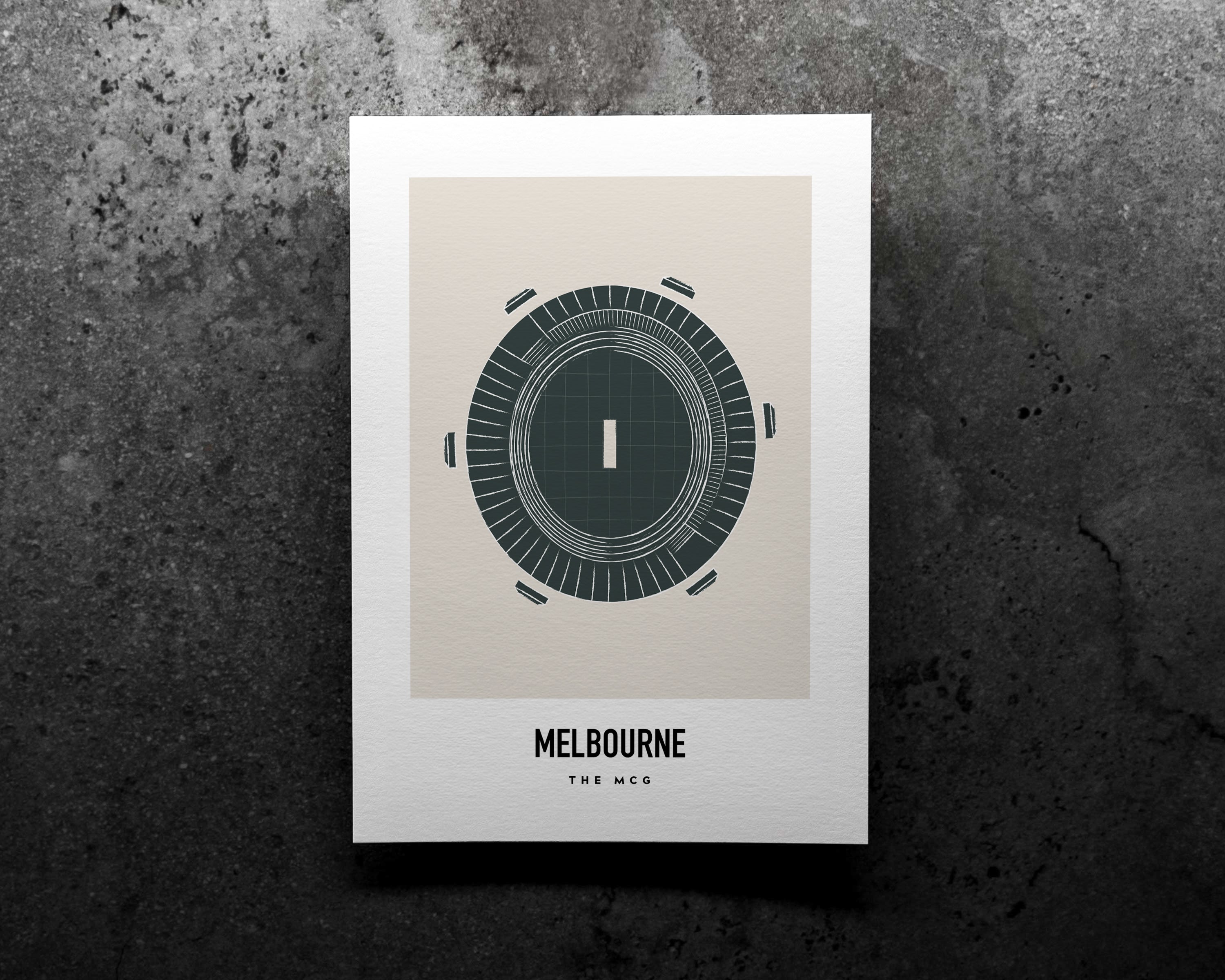 The MCG Melbourne Art Print image 0