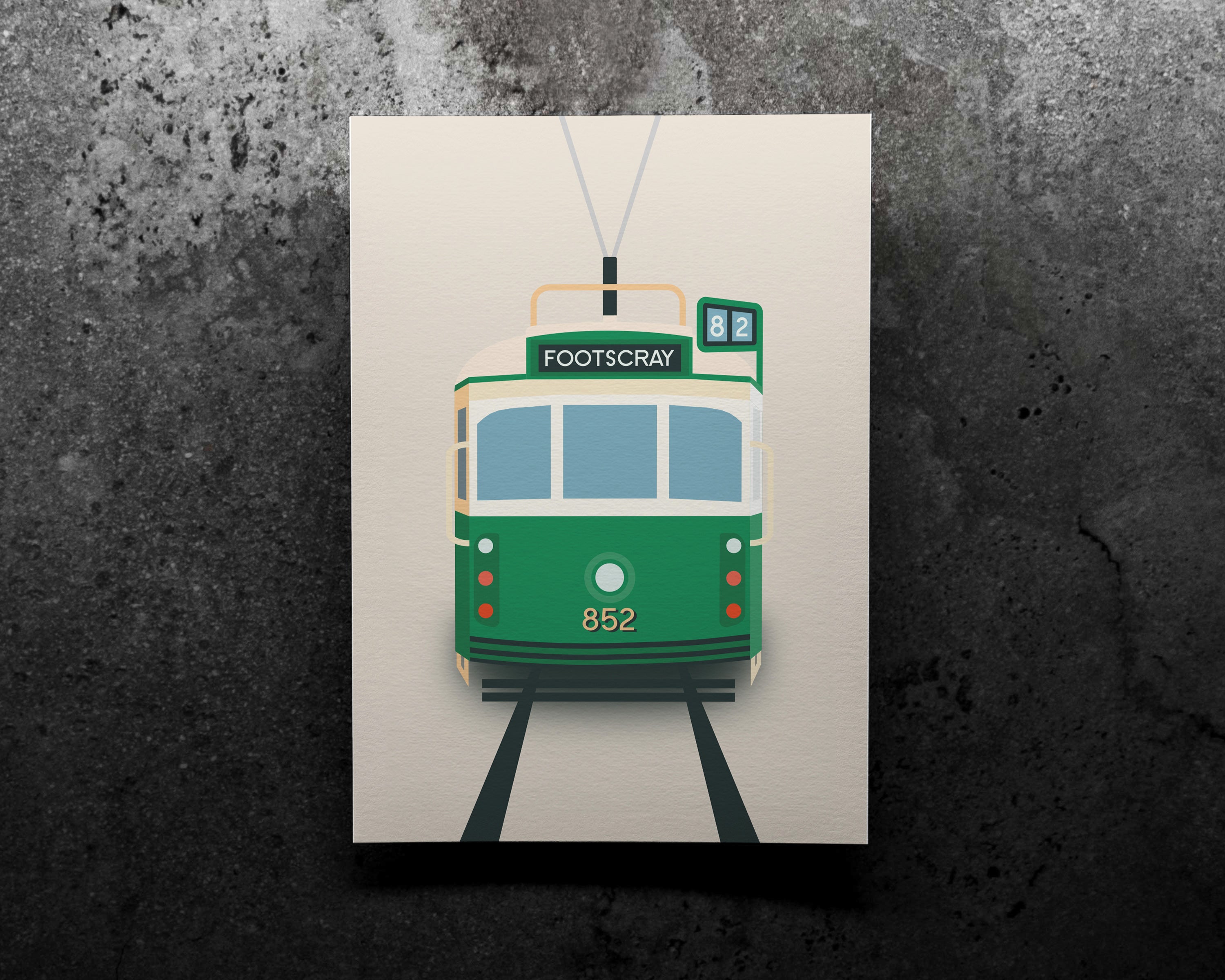 Footscray Melbourne Tram Art Print image 0