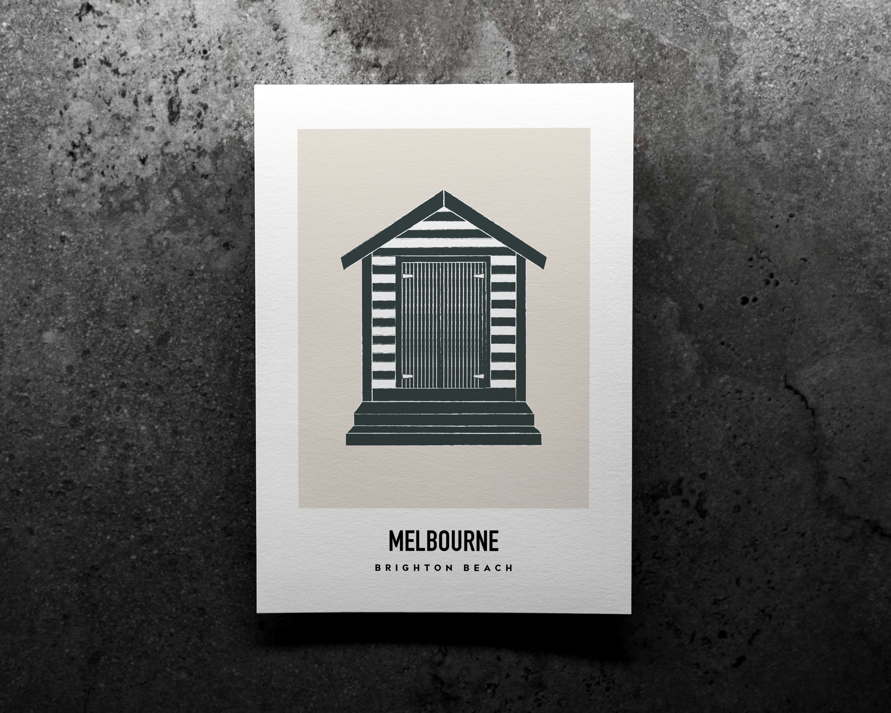 Brighton Beach Melbourne Art Print image 0