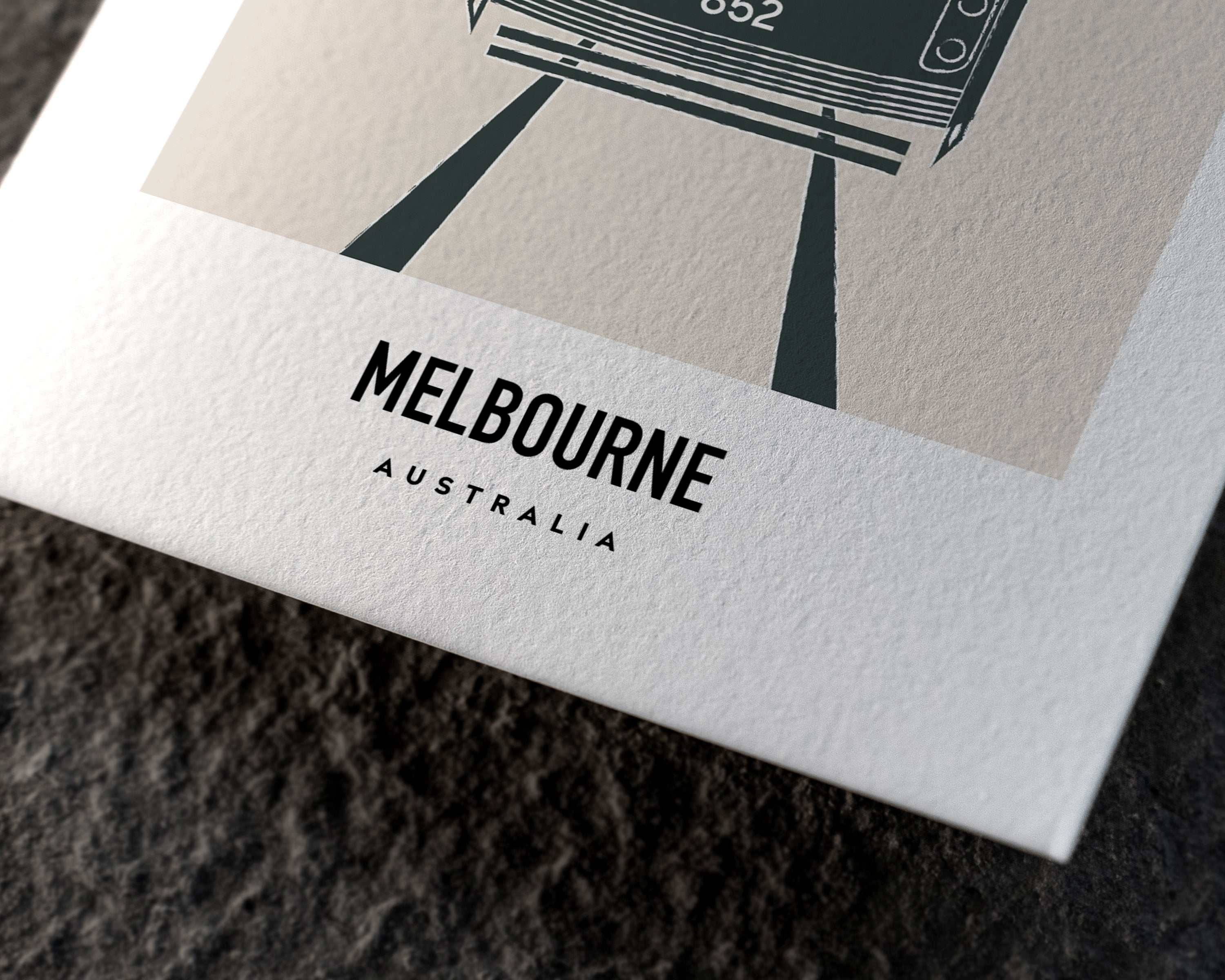 Melbourne City Circle Tram Postcard Print image 2