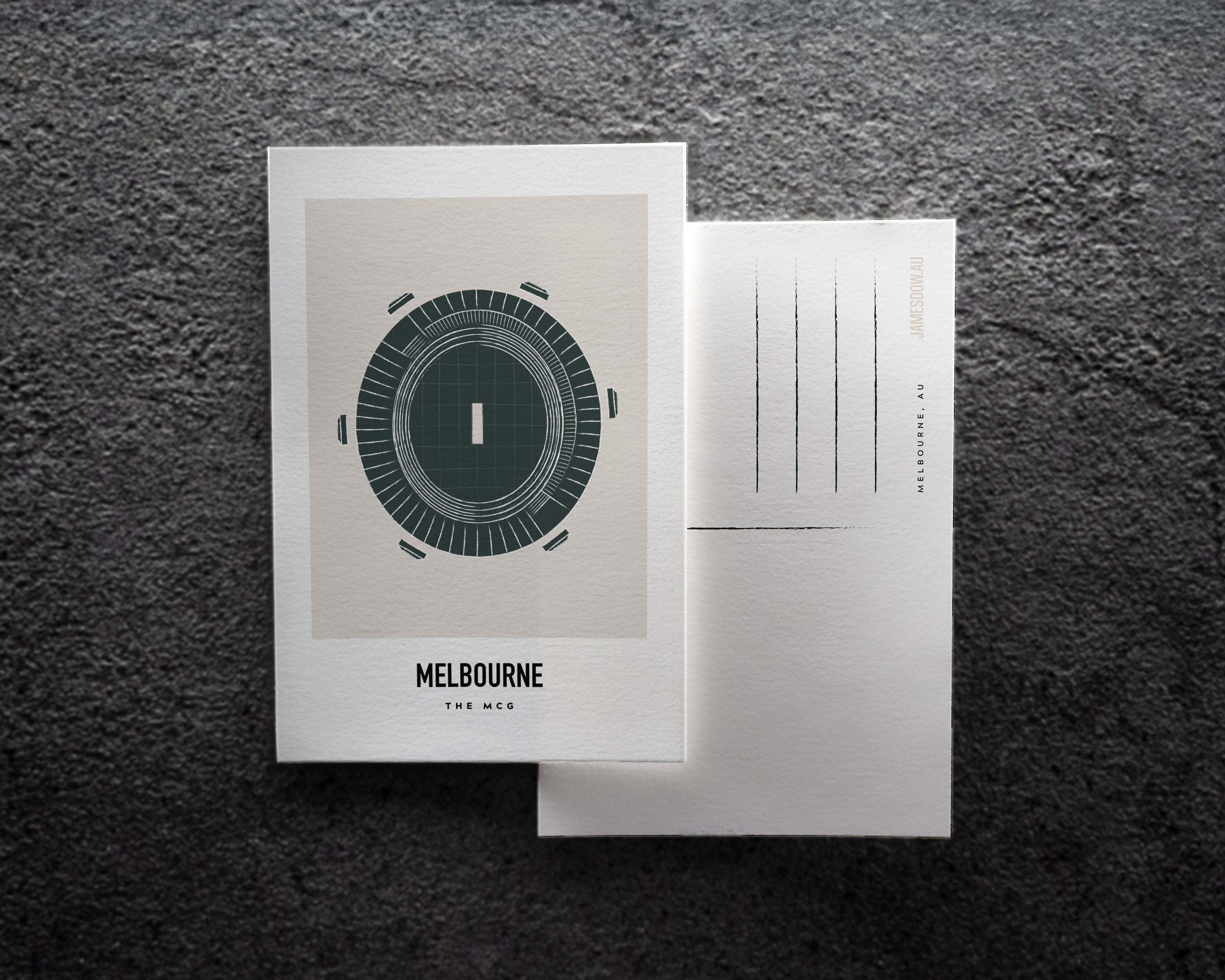 The MCG Melbourne Postcard Print image 0