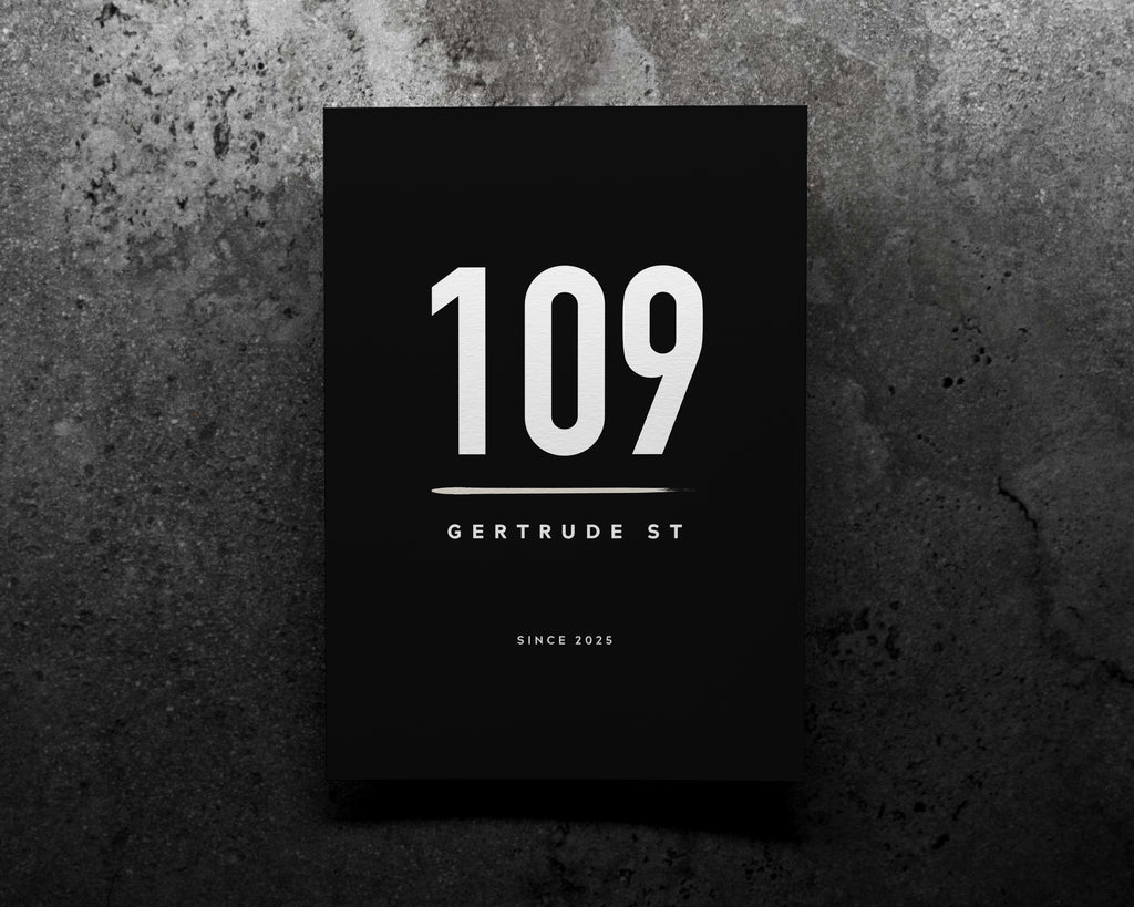 Custom House Address Art Print image 1