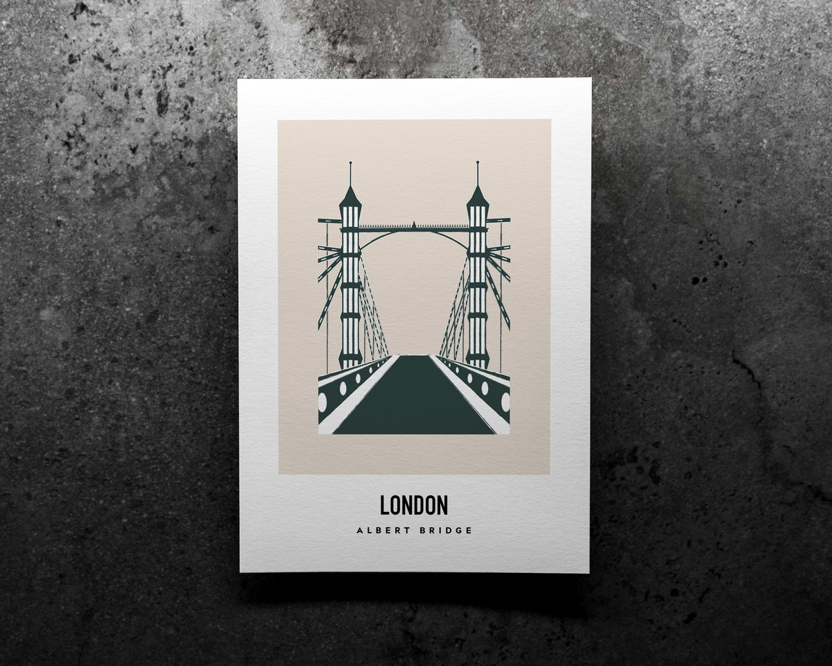 Albert Bridge London Art Print