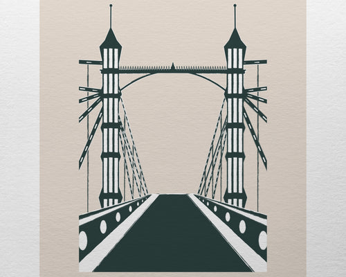 Albert Bridge London Art Print