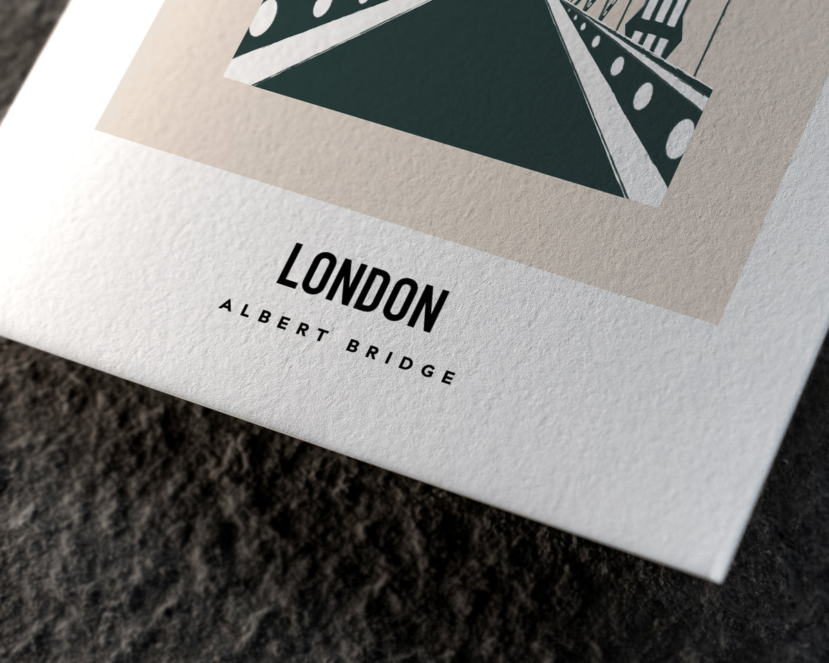 Albert Bridge London Art Print