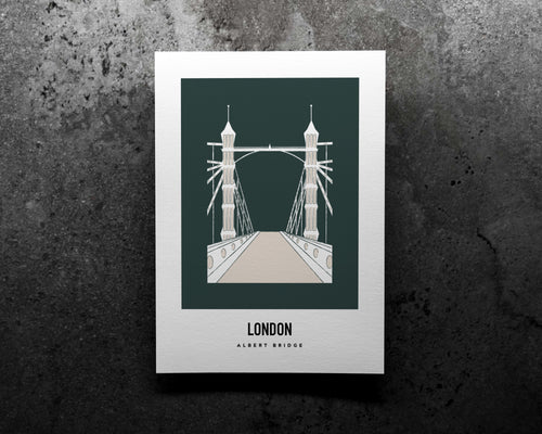 Albert Bridge London Art Print
