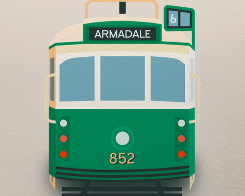 Armadale Melbourne Tram Art Print