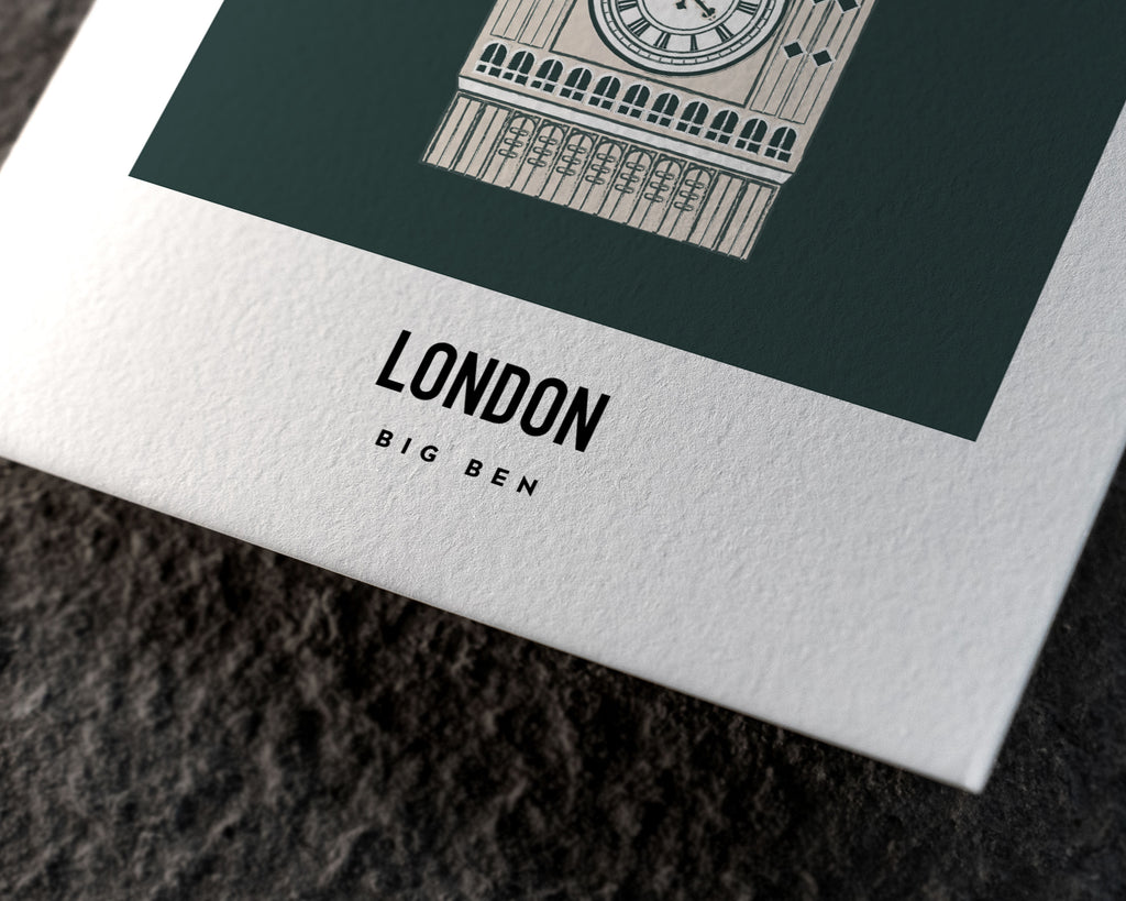 Big Ben London Postcard Print