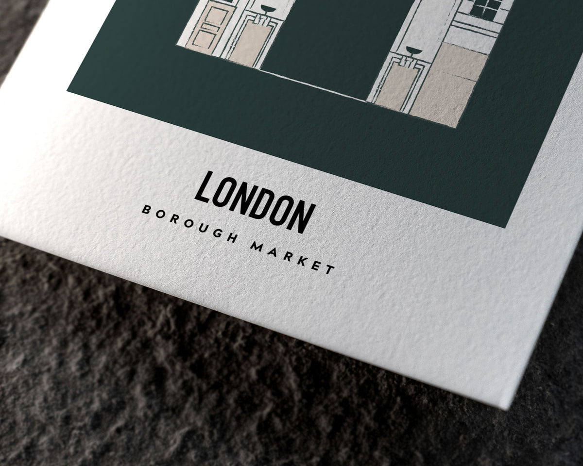 Borough Market London Art Print
