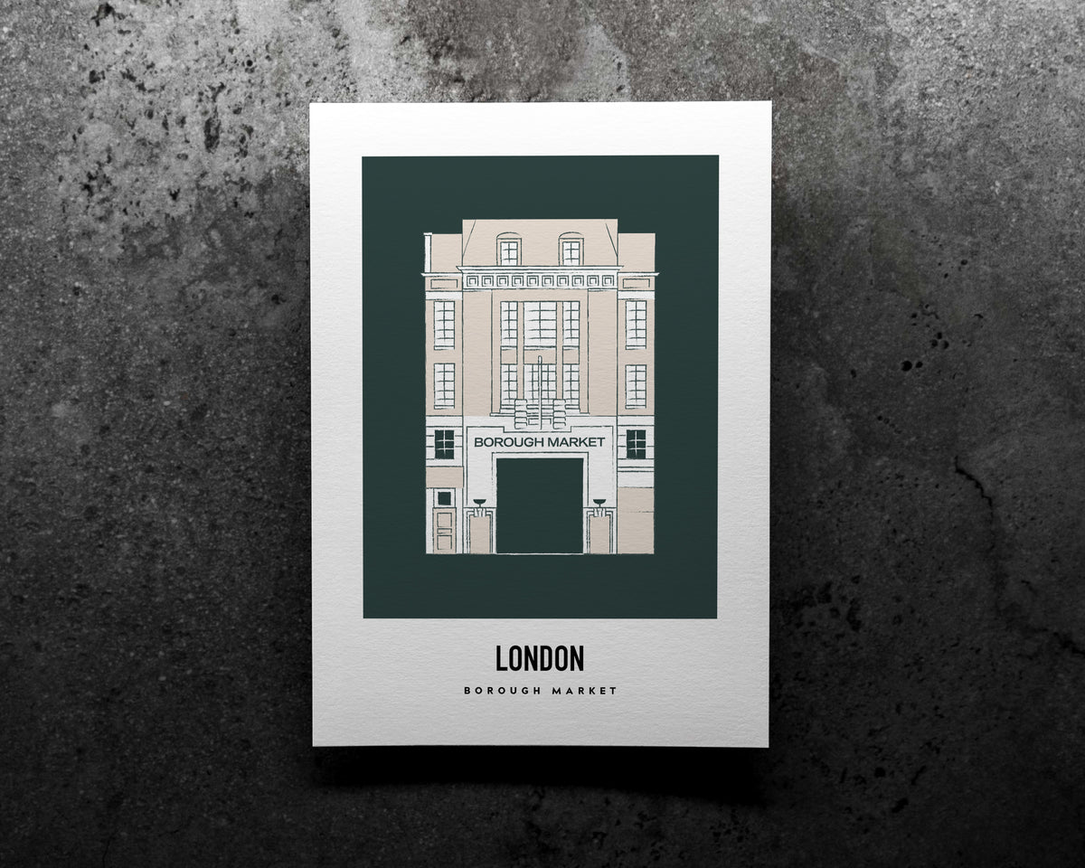 Borough Market London Art Print