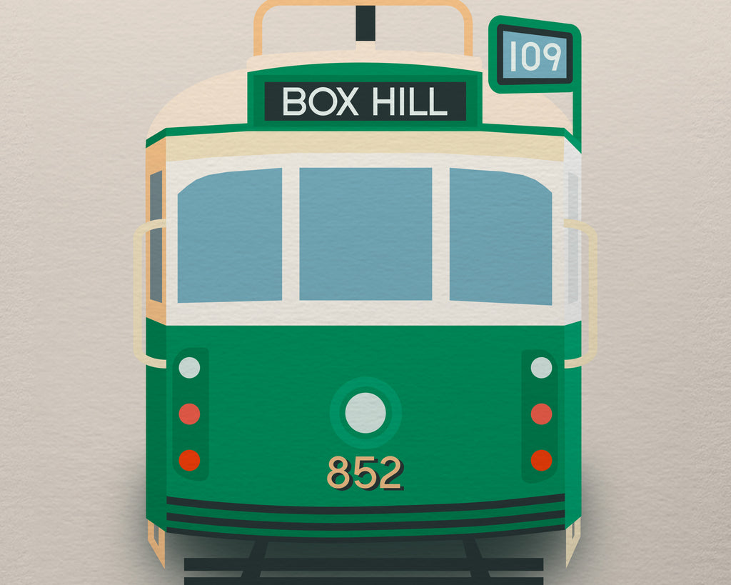 Box Hill Melbourne Tram Art Print