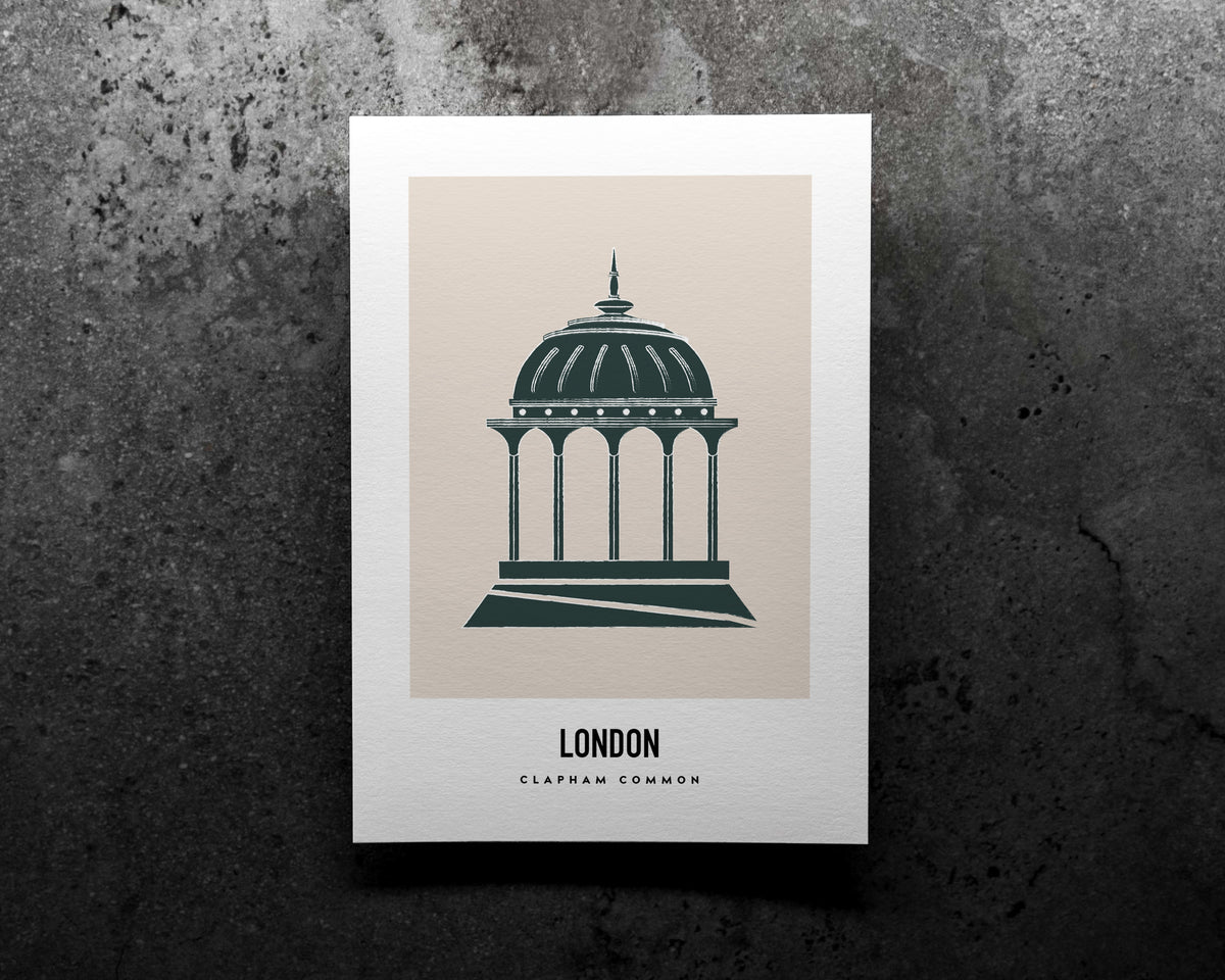 Clapham Common London Art Print