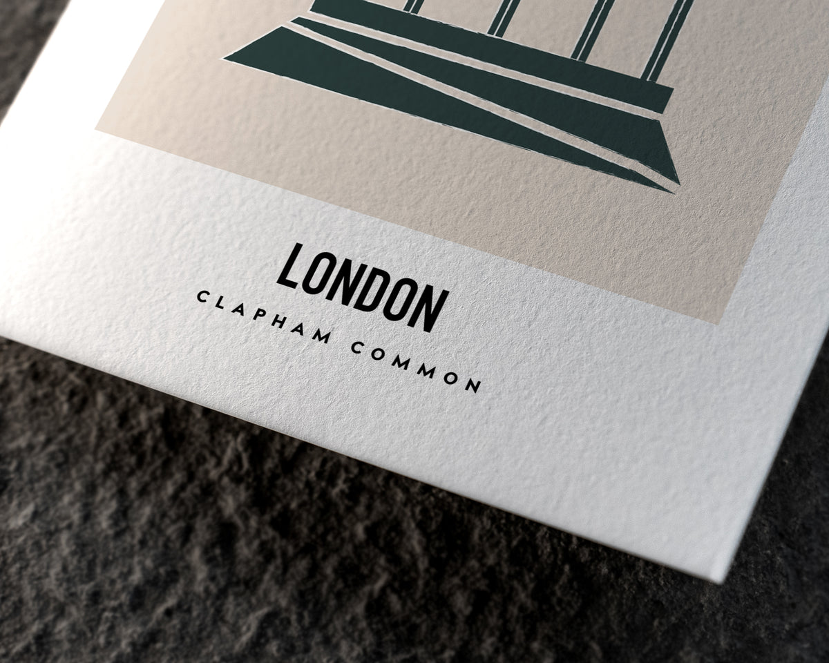 Clapham Common London Art Print
