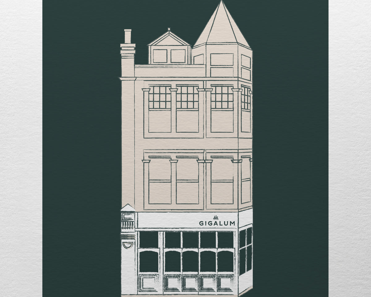 Clapham South London Art Print