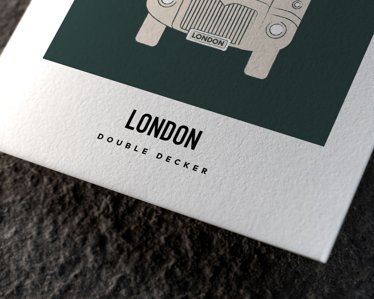London Double Decker Art Print