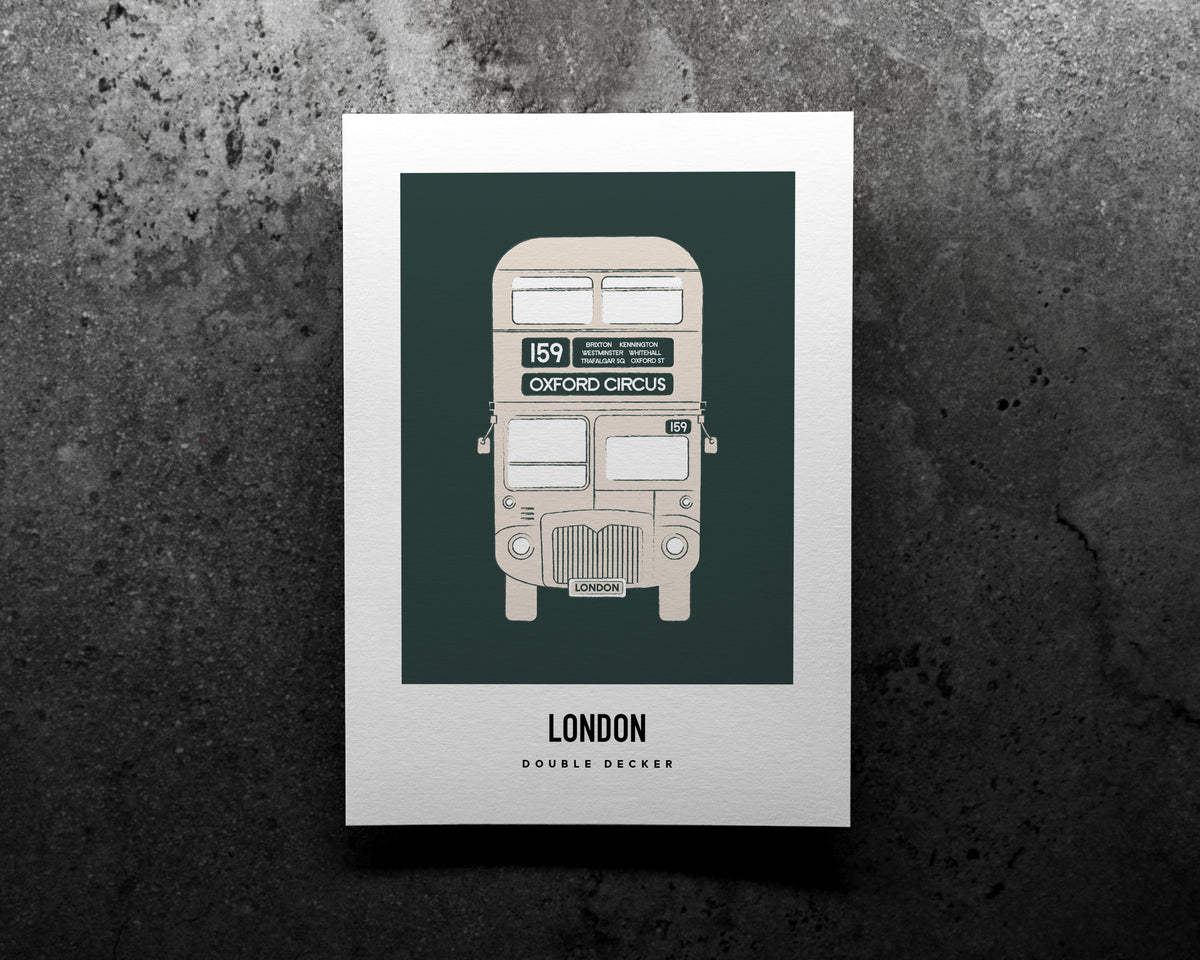 London Double Decker Art Print