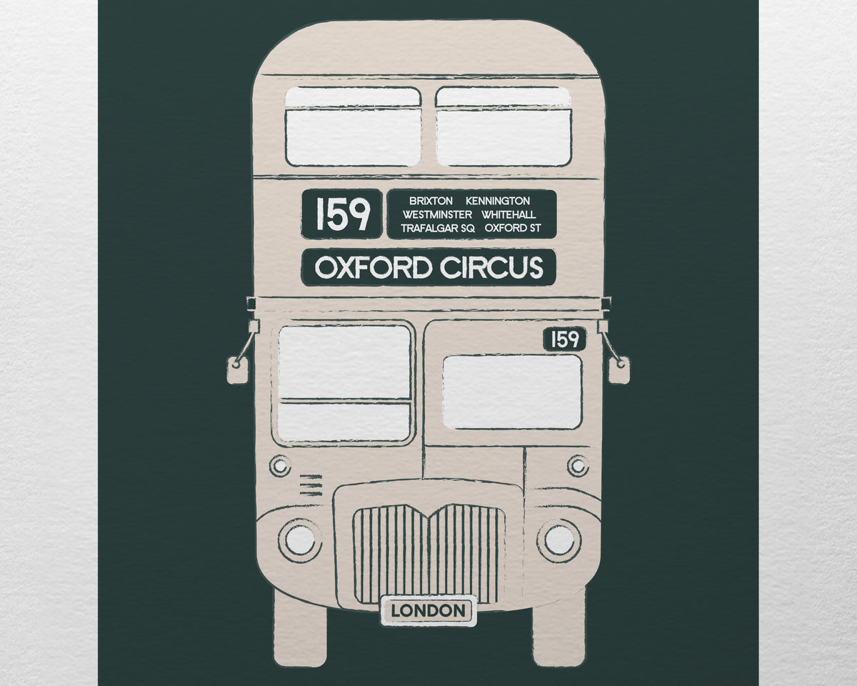 London Double Decker Art Print