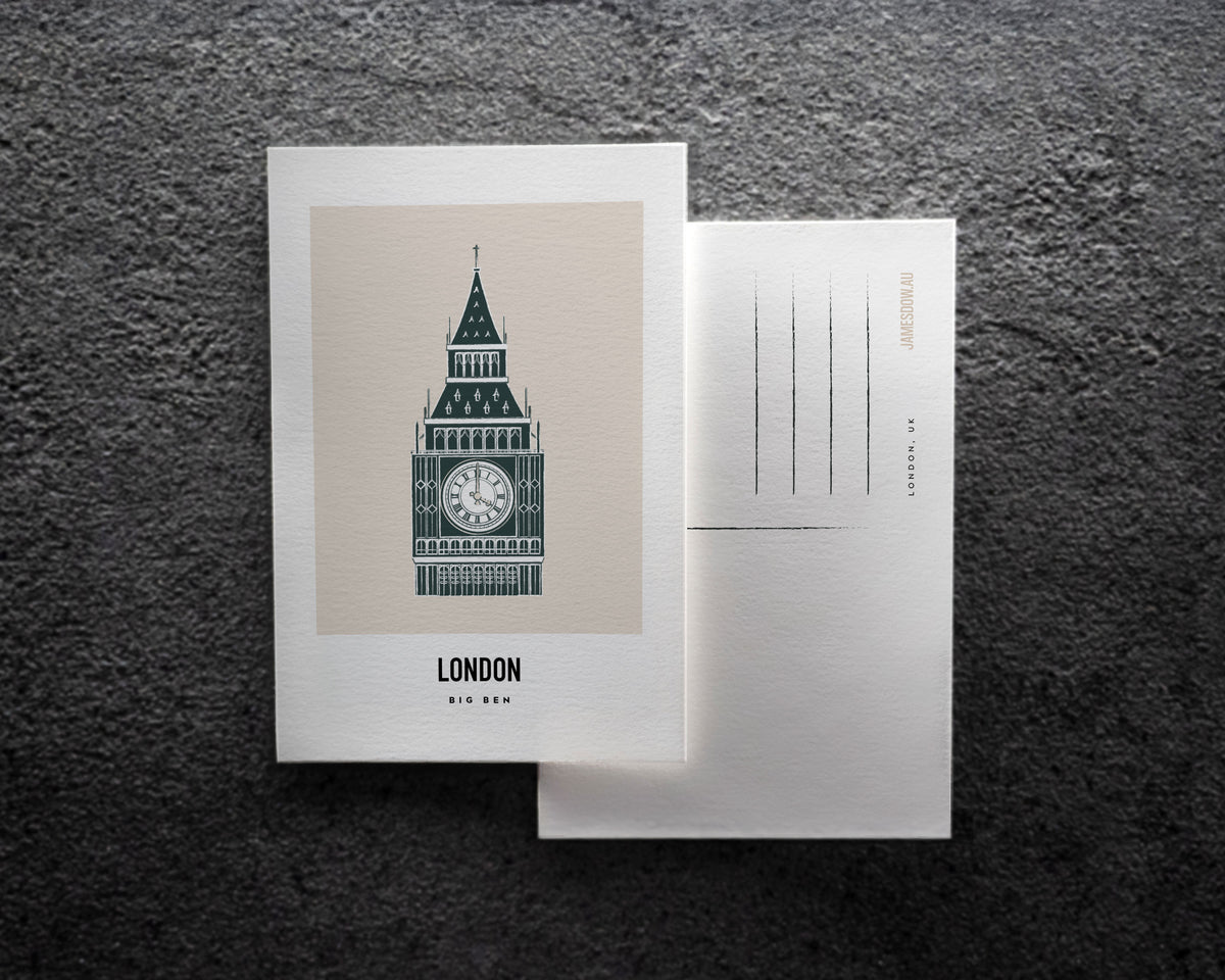 Big Ben London Postcard Print