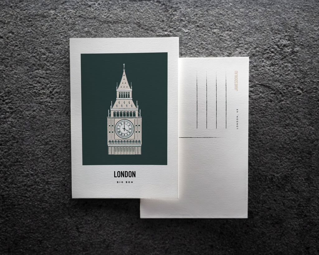 Big Ben London Postcard Print