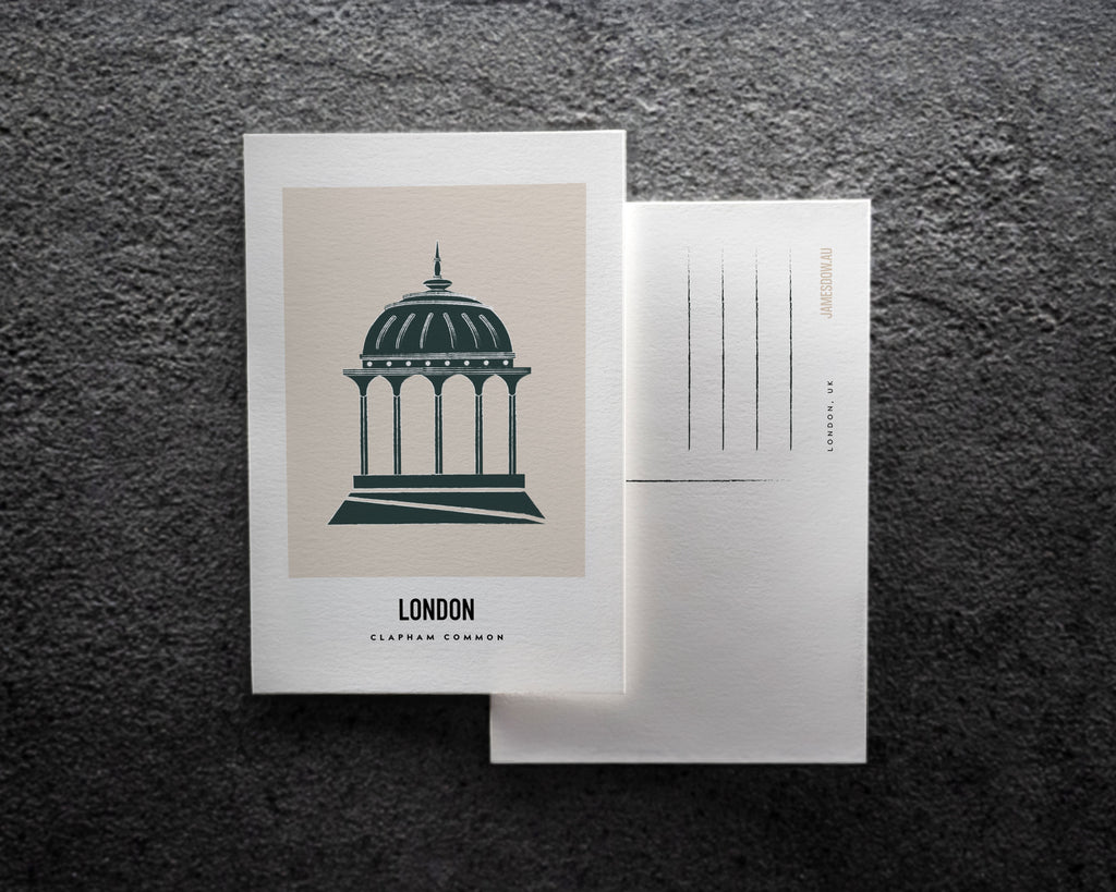 Clapham Common London Postcard Print