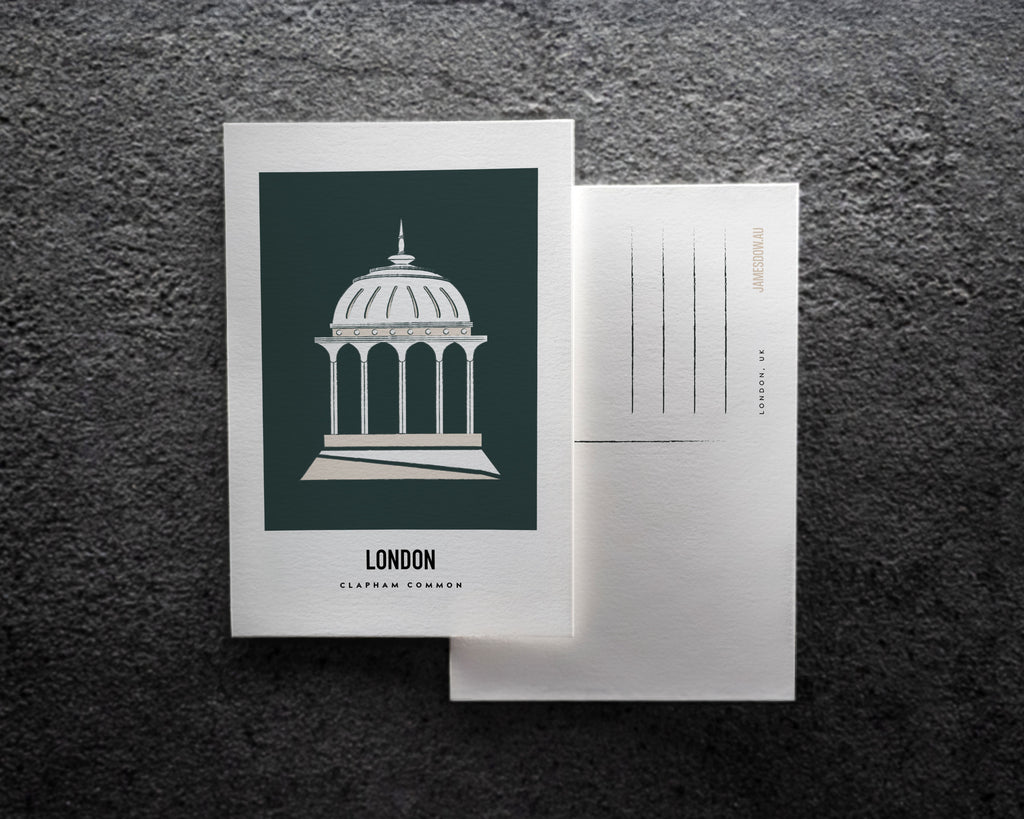 Clapham Common London Postcard Print