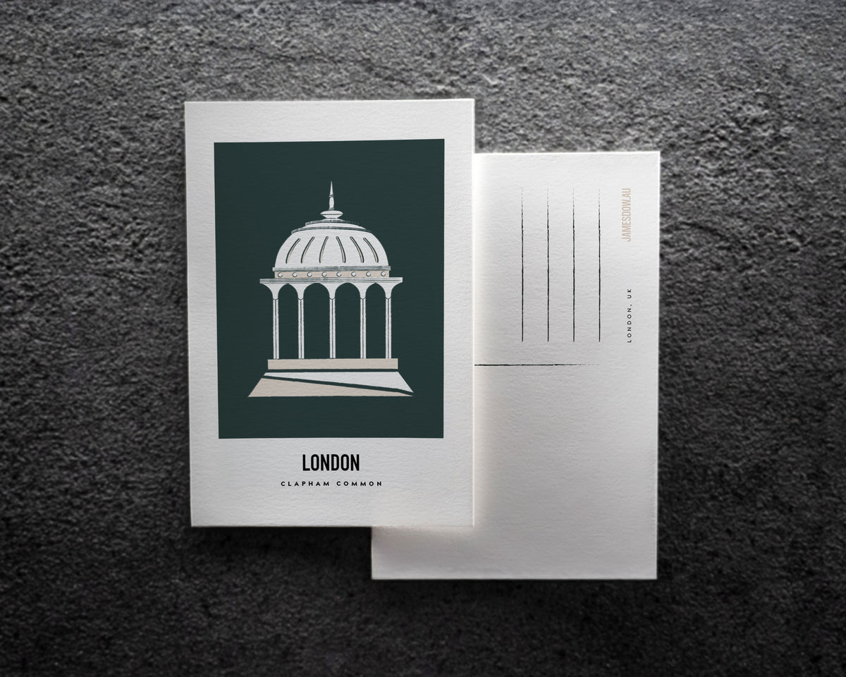 Clapham Common London Postcard Print