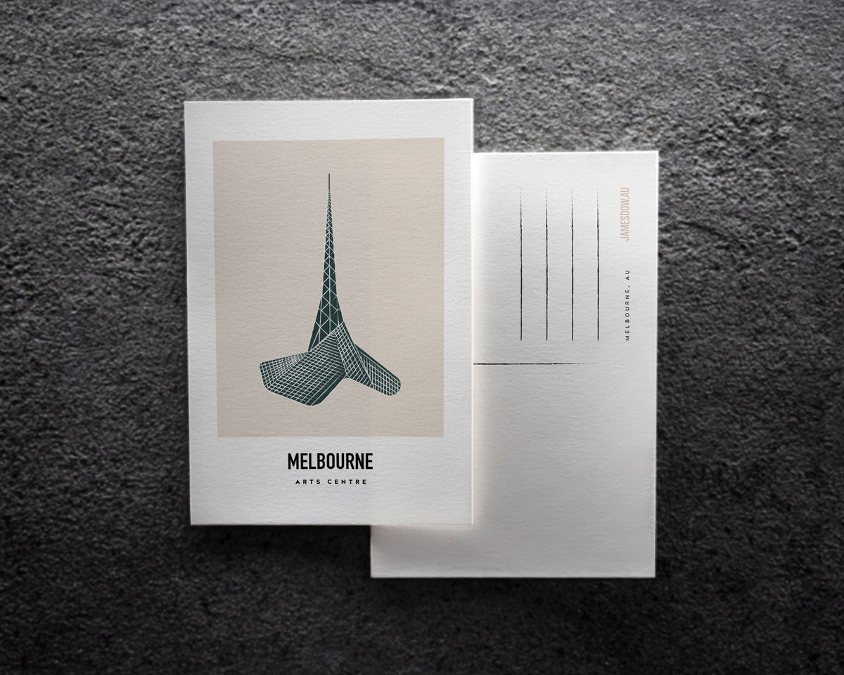 Arts Centre Melbourne Postcard Print