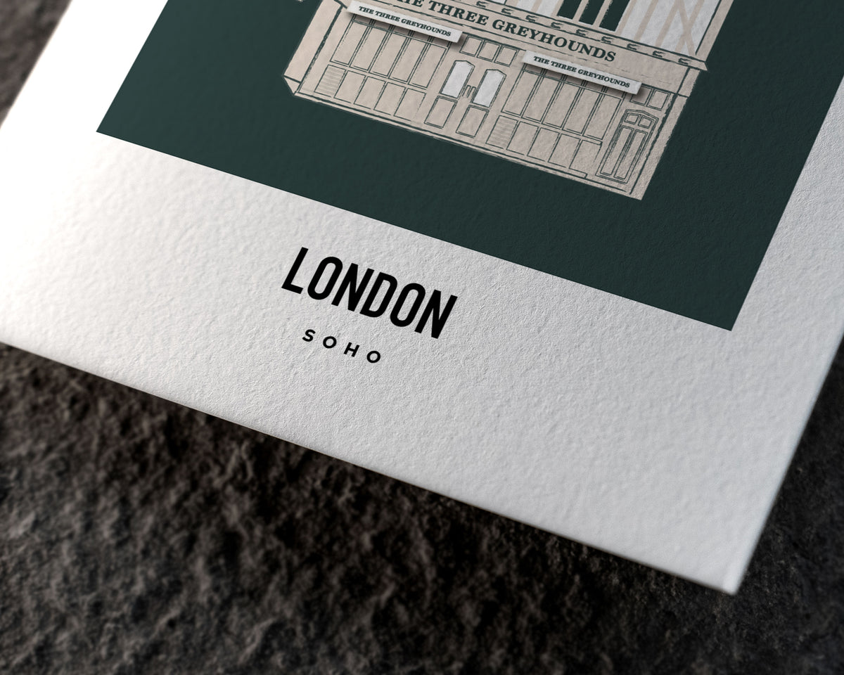 Soho London Art Print