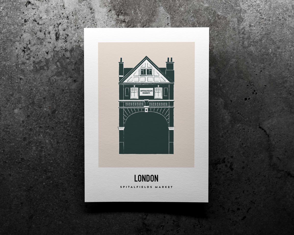 Spitalfields Market London Art Print