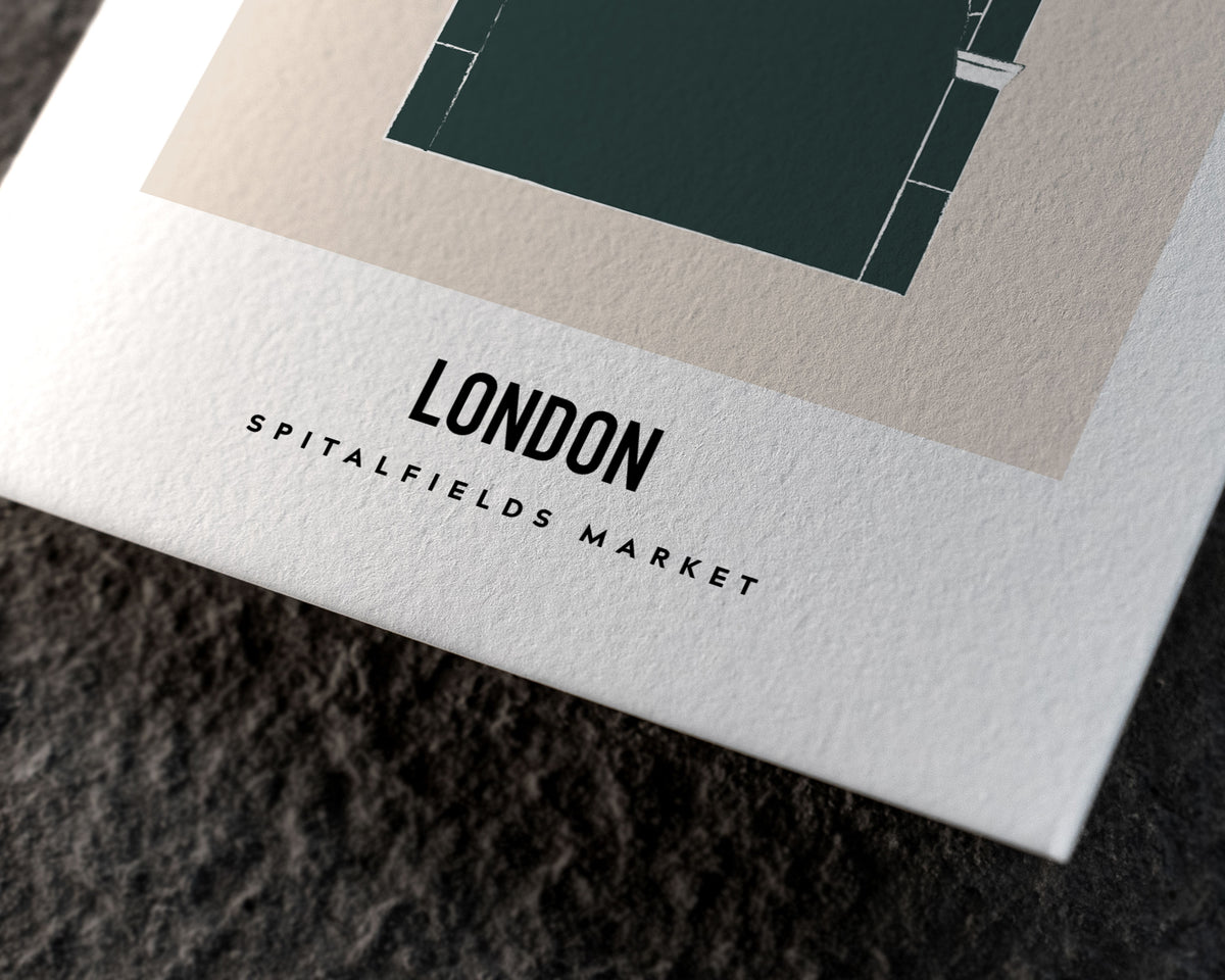 Spitalfields Market London Art Print