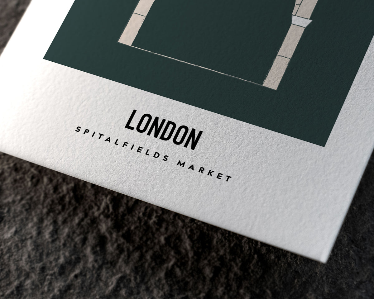 Spitalfields Market London Art Print