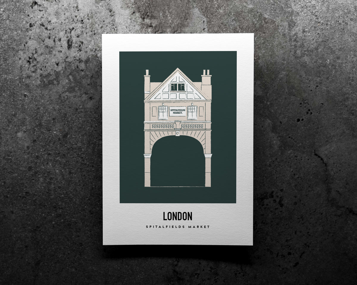Spitalfields Market London Art Print