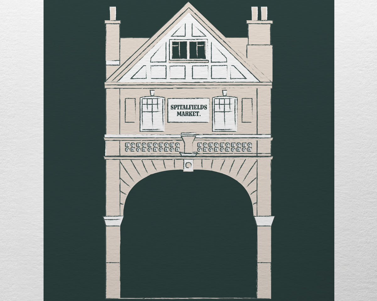 Spitalfields Market London Art Print