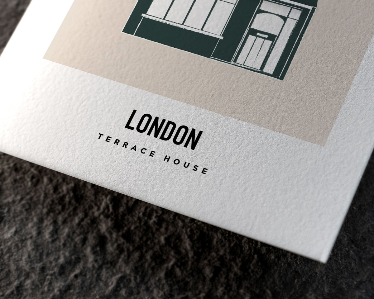 Terrace House London Art Print