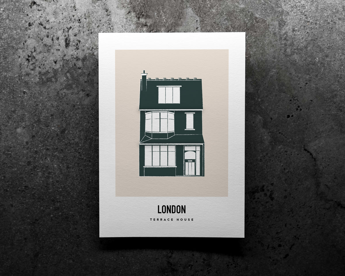 Terrace House London Art Print