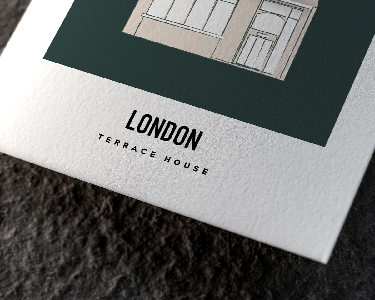 Terrace House London Art Print