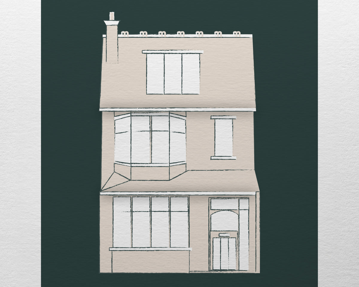 Terrace House London Art Print
