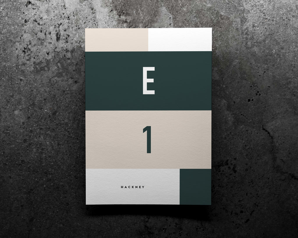 Custom London Postcode Art Print
