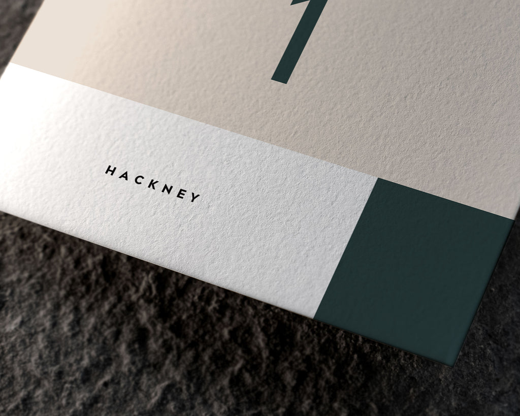 Custom London Postcode Art Print