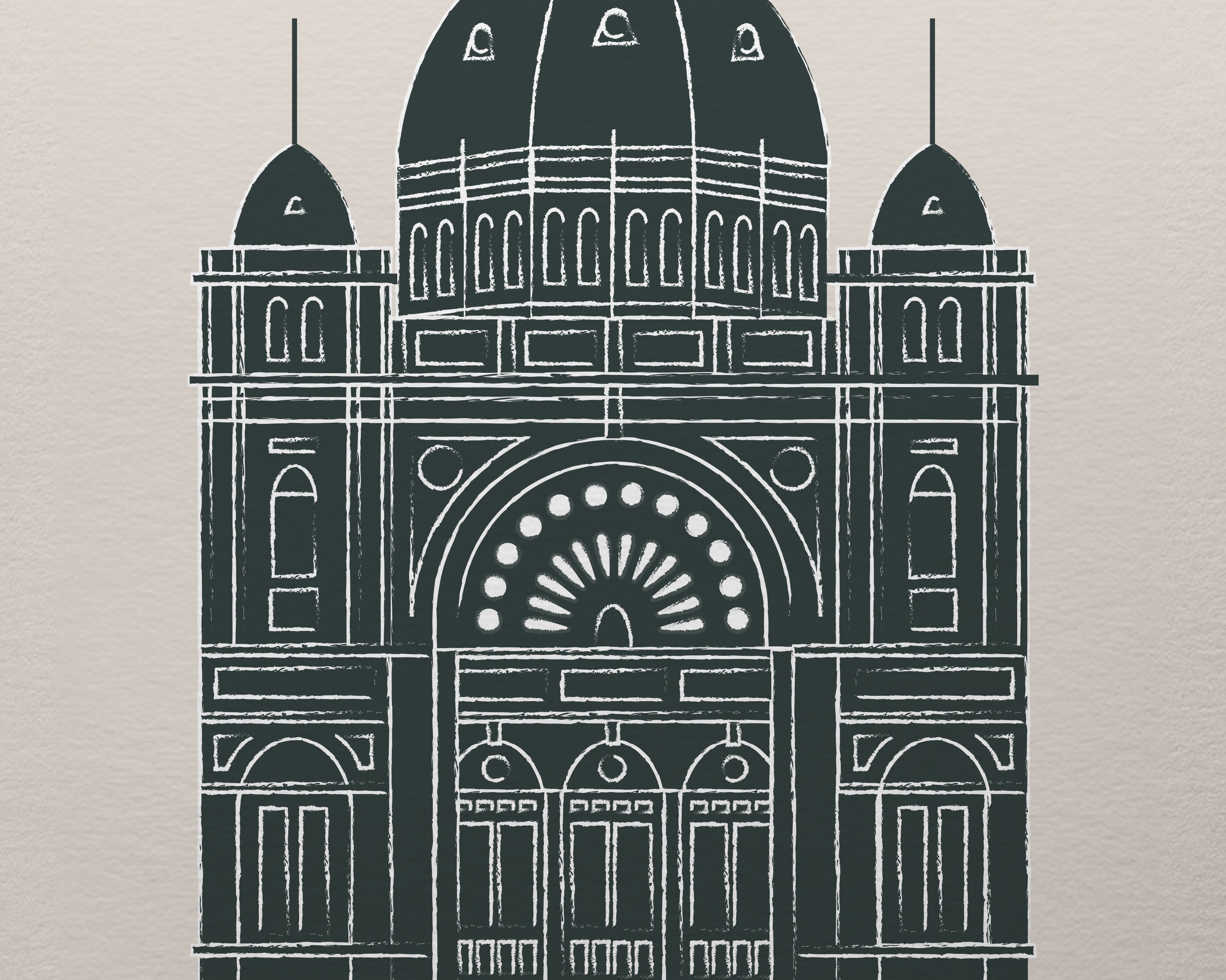 Carlton Melbourne Art Print image 1